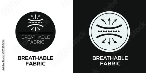Creative (Breathable fabric) Icon, Vector sign.