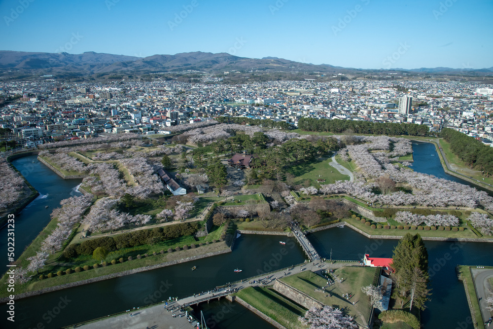 五稜郭タワーからのパノラマ Stock 写真 Adobe Stock