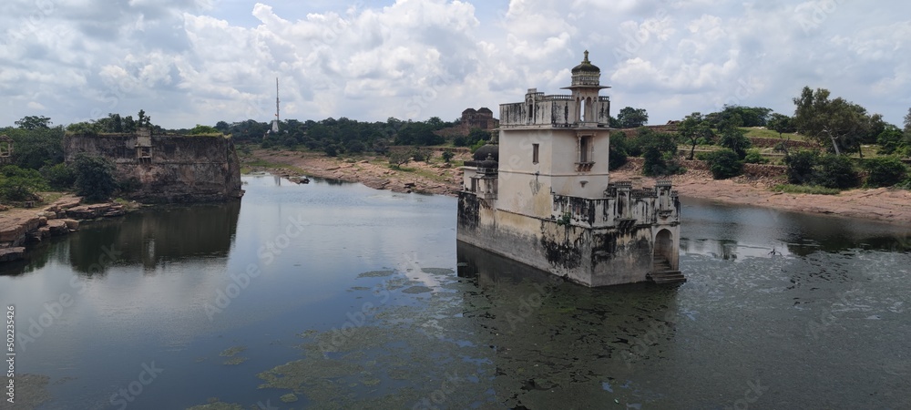 view of the town of the river