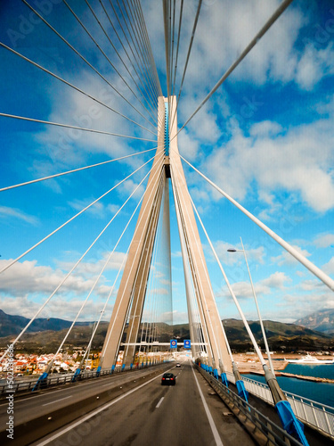 Bridge over the sea in Greece © lefterisket