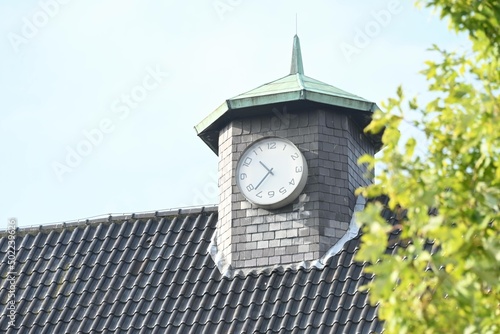 clock on the roof