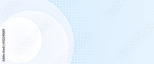 light blue background with shape