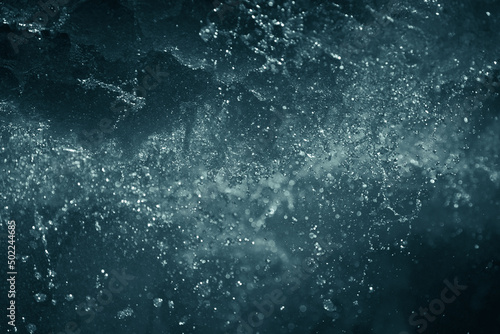 Turbulent liquid close-up. An image created by nature