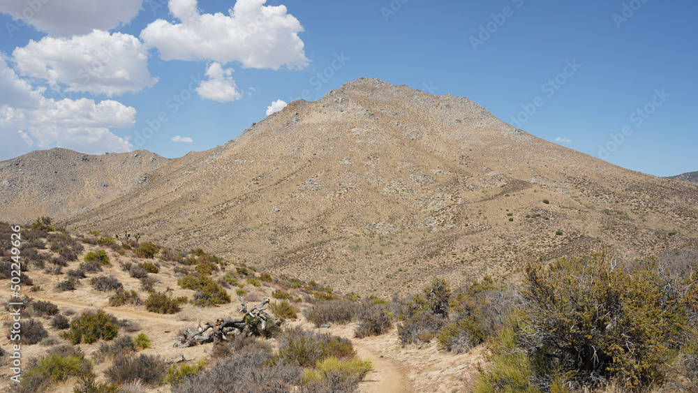 Pacific Crest Trail Desert Section F from Tehachapi Pass to Walker Pass in California, USA.