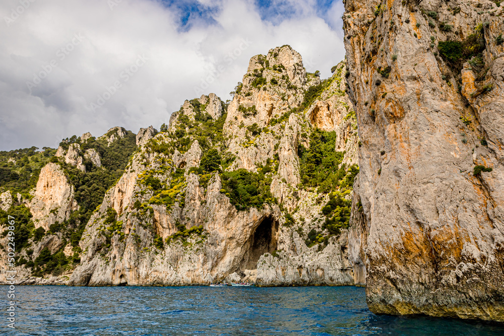 Fototapeta premium Tour de l'ile de Capri