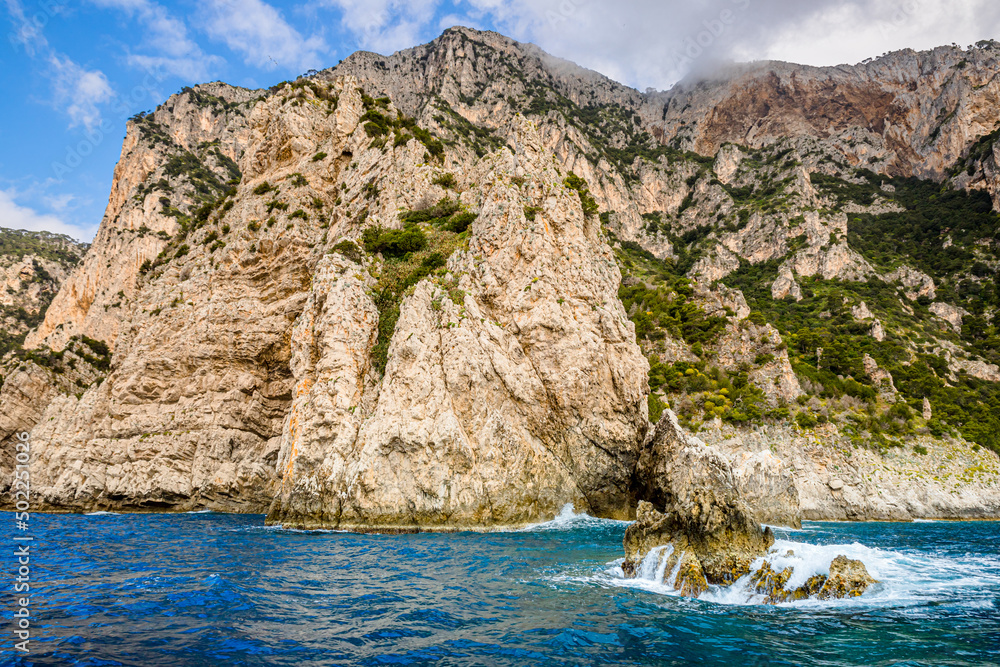 Fototapeta premium Tour de l'ile de Capri