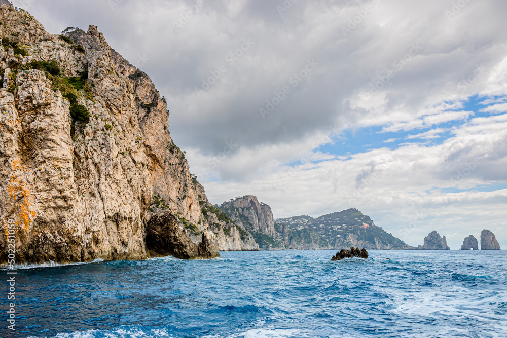 Naklejka premium Tour de l'ile de Capri