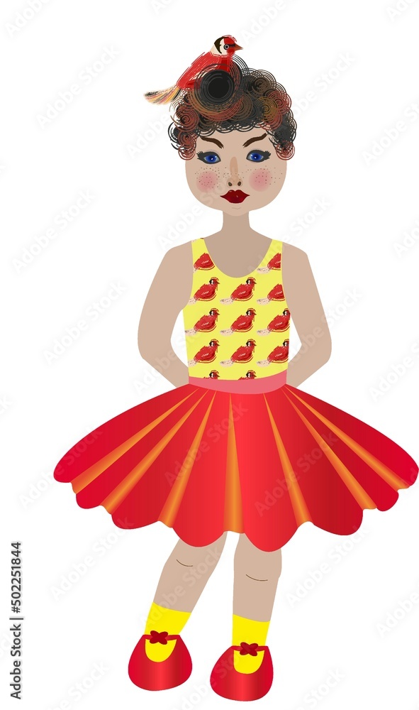 Vector girl Vector girl
