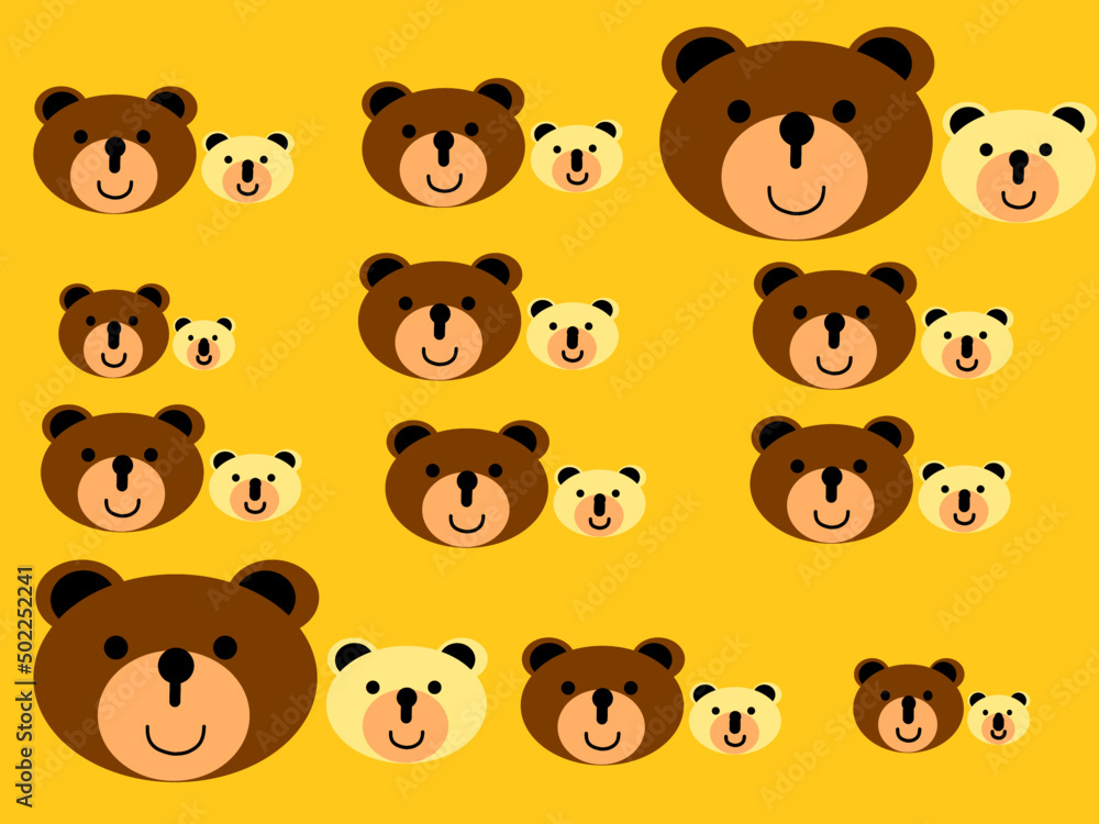 pattern with teddy bears
