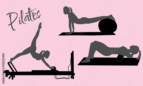 pilates, icons