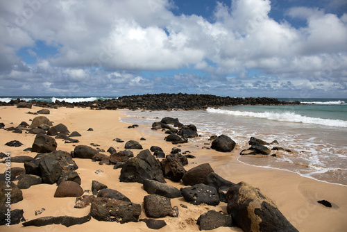Fototapeta Naklejka Na Ścianę i Meble -  Kealia Beach on Kauai Island, Hawaii