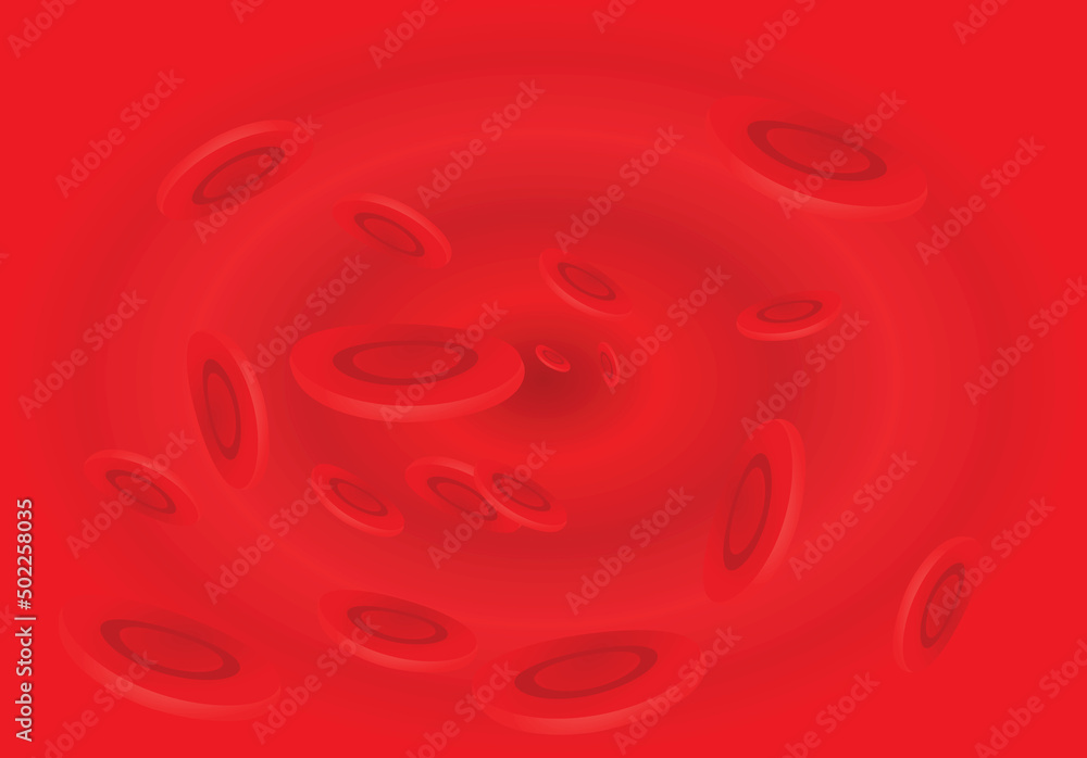 Vascular blood artery. vector illustration