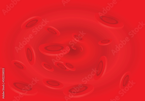 Vascular blood artery. vector illustration