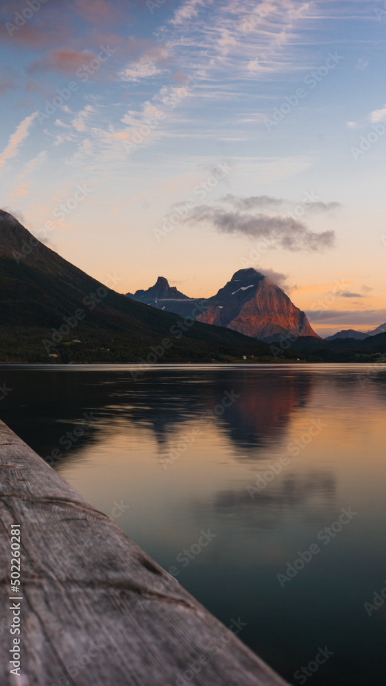 Sunset on Lofoten Islands