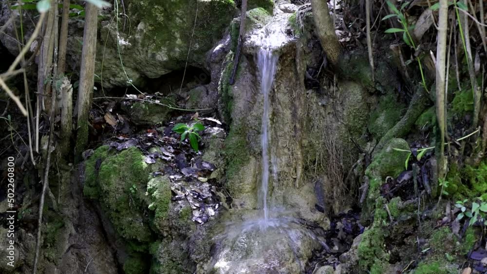 A little cascade or waterfall in the Grazalema mountains (Sierra de Grazalema) A little cascade or waterfall in the Grazalema mountains (Sierra de Grazalema)
