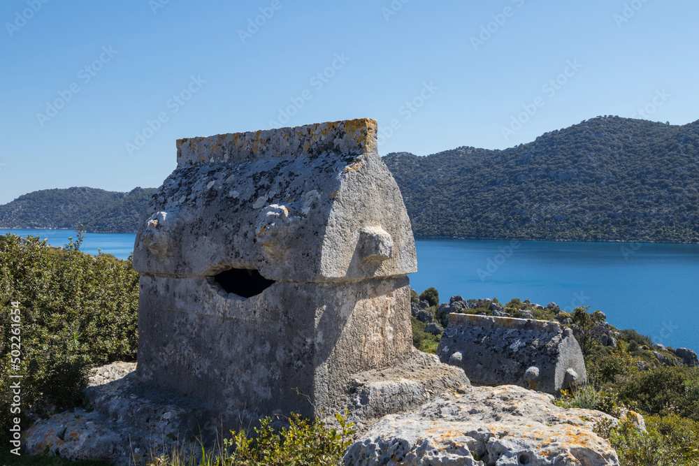 Ruins on Lycian way