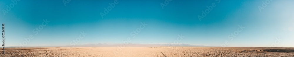 desert with blue sky