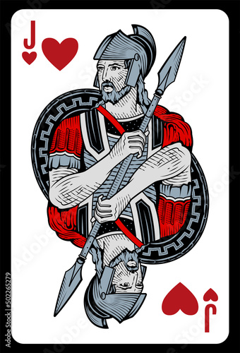 King of Diamonds playing card - Greece original design.