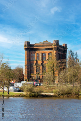 Obraz na płótnie Wasserturm auf dem Werder (water tower) Bremen Germany w salonie