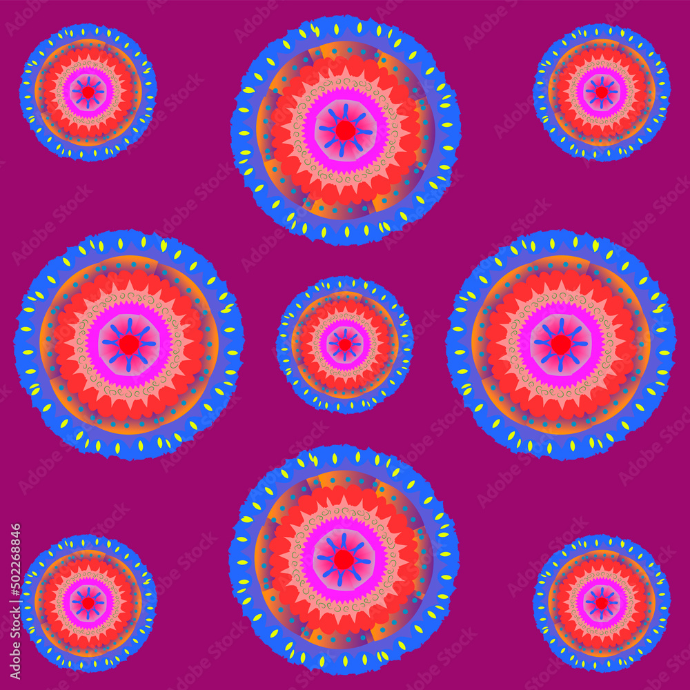 A seamless pattern with abstract ornament A seamless pattern with abstract ornament