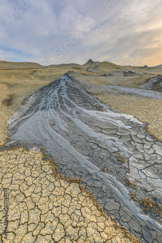 Mud volcanoes in the mounta...