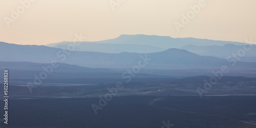 Sunset in the mountains. Nice soft light