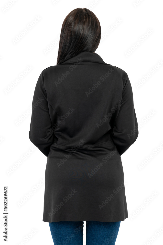 portrait of a woman standing, studio fashion shot