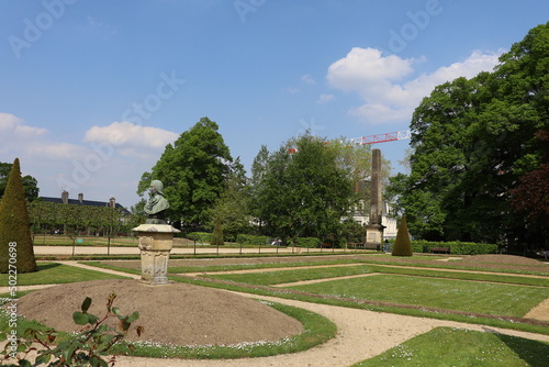 Le jardin de l'archevéché, ville de Bourges, département du Cher, France