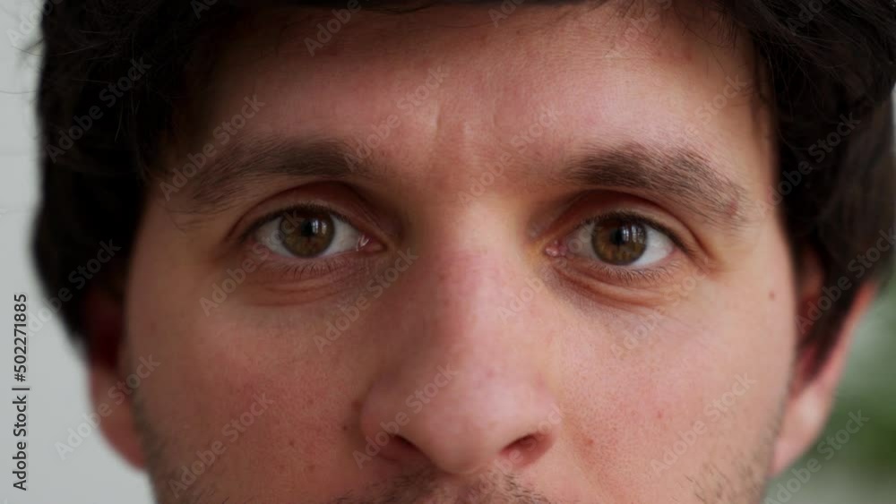 Close-up of a man's eyes. Eyes of a thoughtful man. Close-up of a man's eyes. Eyes of a thoughtful man.