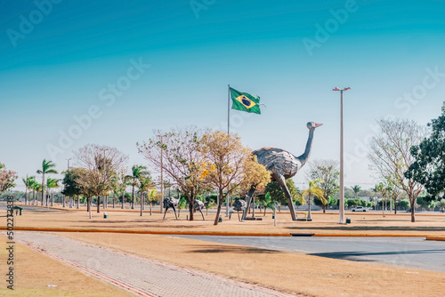 praça em Lucas do rio verde, MT, Brasil
