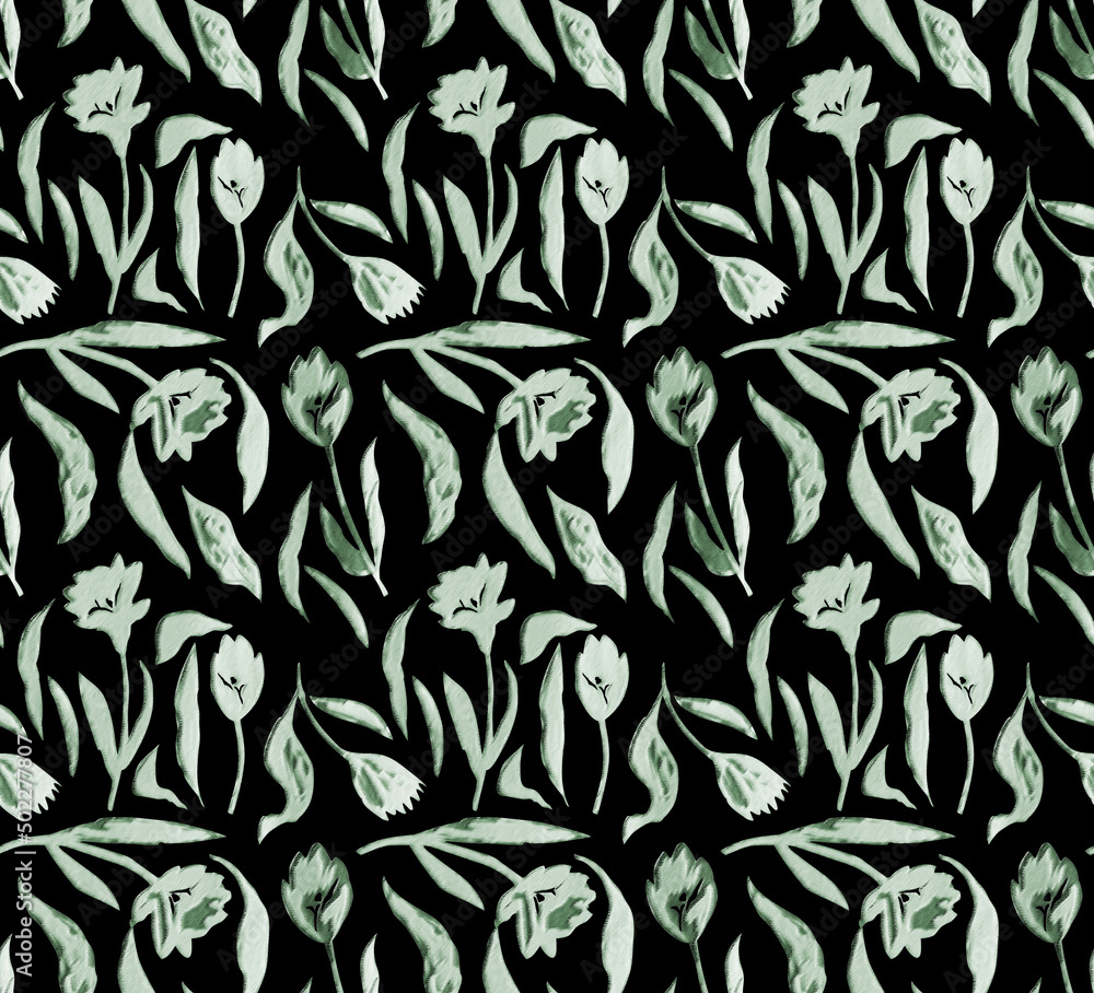 Seamless flowers pattern, floral print. Seamless flowers pattern, floral print.
