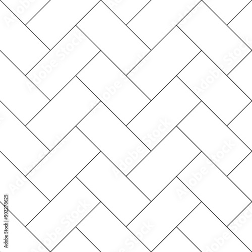 Wooden floor parquet