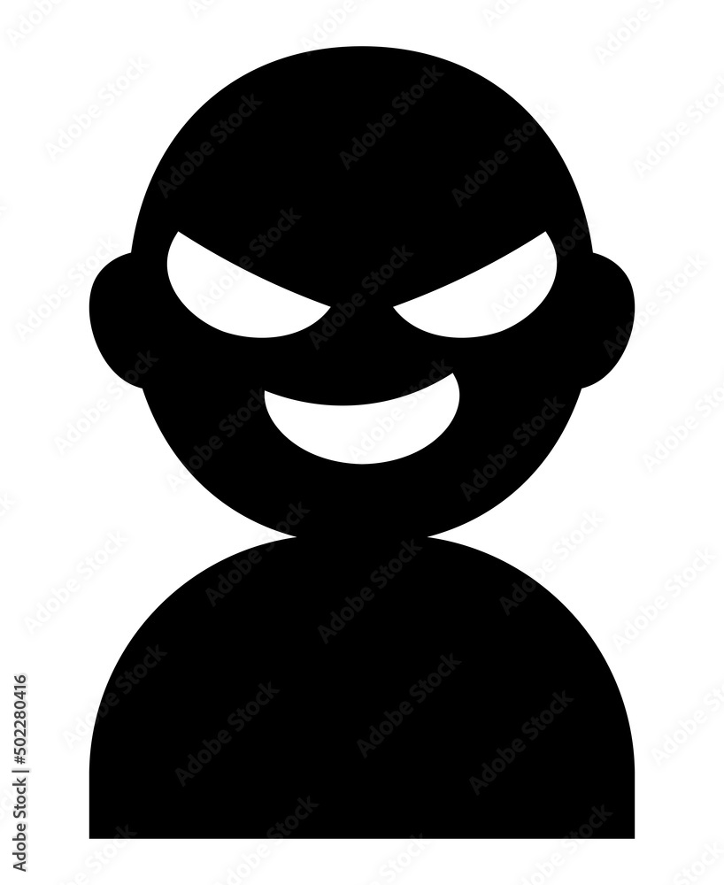 悪い顔の人 Stock Vector | Adobe Stock
