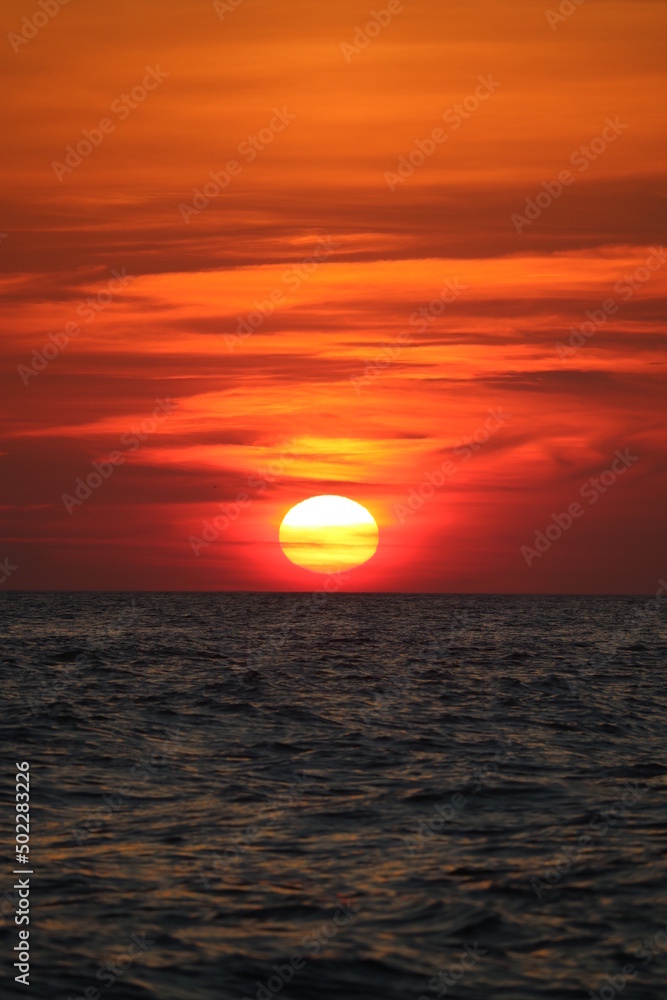 Sunset On An Ocean