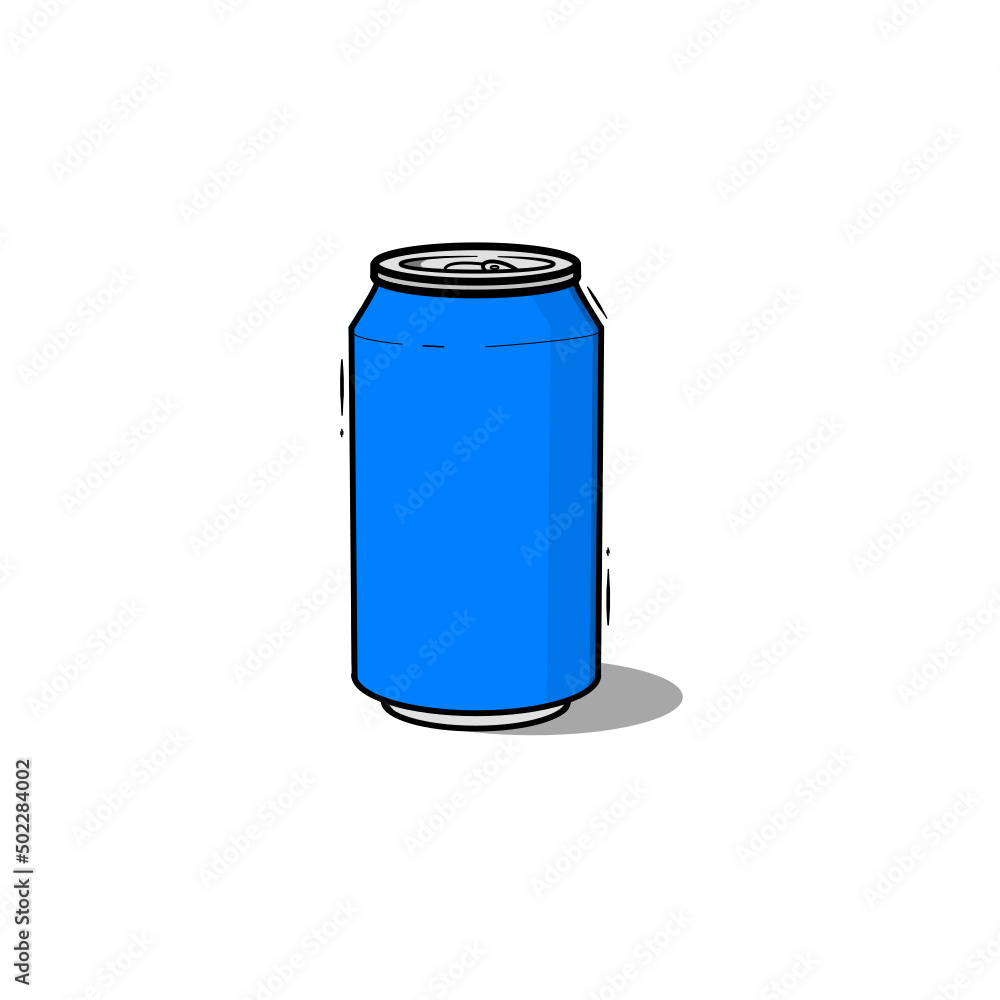 Soda can blue Soda can blue