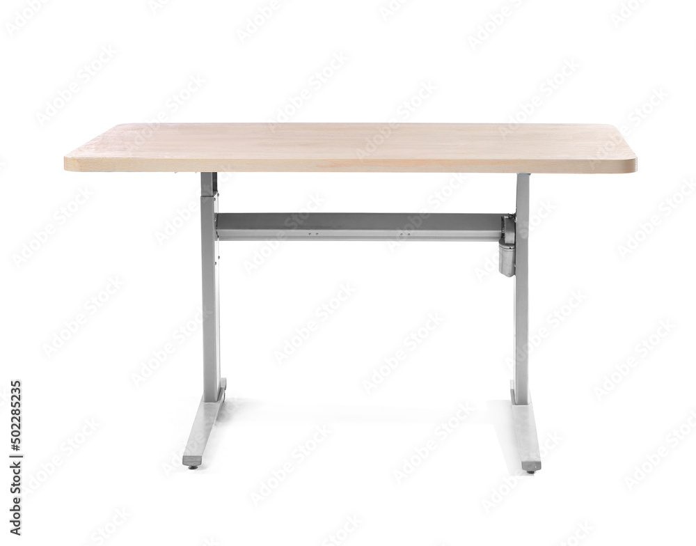 Standing desk on white background Standing desk on white background
