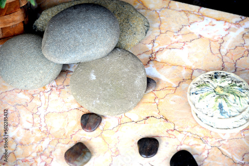 Canvas Print Rocks and stones landscape displayed outdoors.