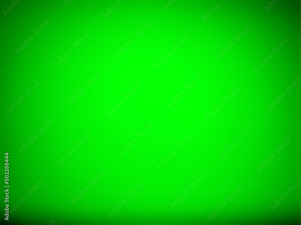 Dimensional gradient soft blur green studio background  for graphic illustration background