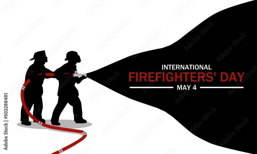 International Firefighters day vector illustration. Suitable for Poster, Banners, campaign and greeting card. 