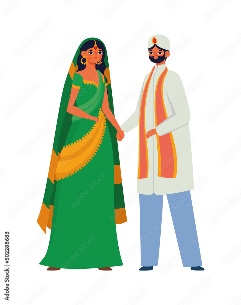hindu couple design