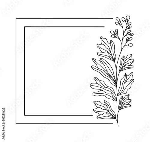 classical square frame