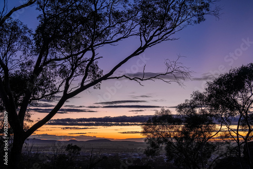 dawn in the coutryside