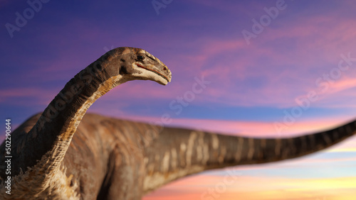 Plateosaurus engelhardti, dinosaur from the Late Triassic epoch 
