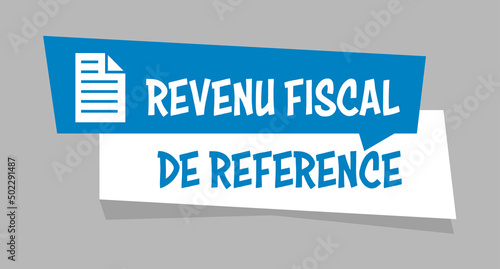 Logo revenu fiscal de référence.