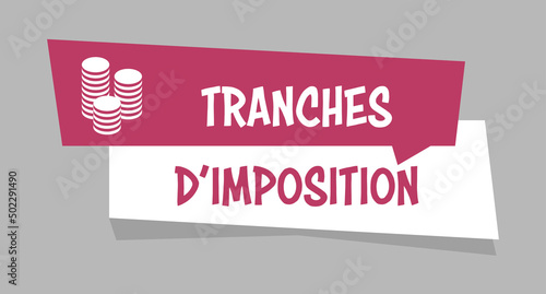 Logo tranches d'imposition.