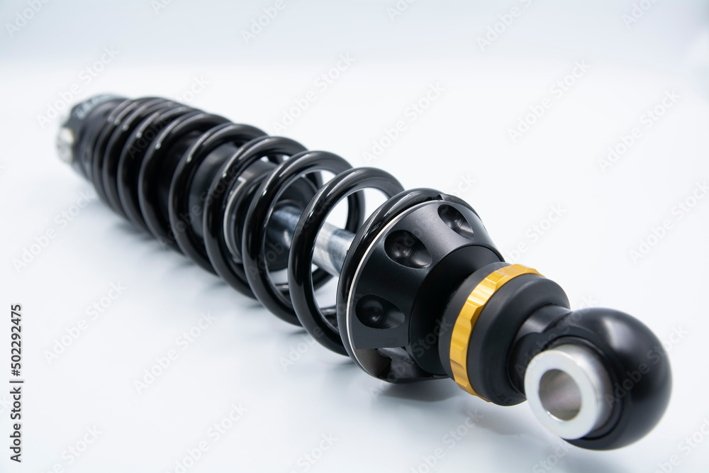 Black unused, a motorcycle suspension Black unused, a motorcycle suspension