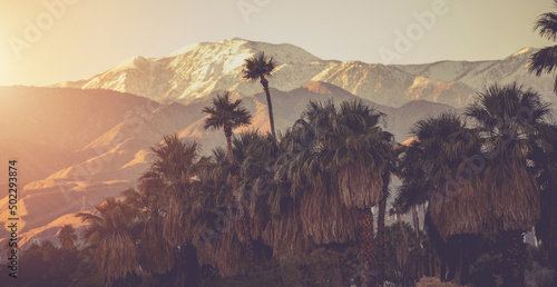 Palm Springs California Panoramic Landscape photo