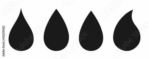 Canvas water drop icon