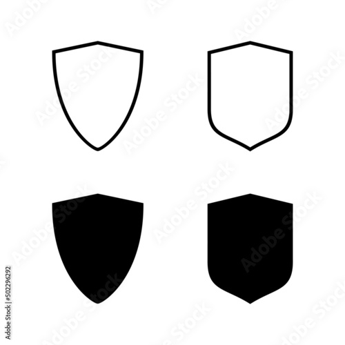 Shield icons vector. Protection icon. Security sign and symbol