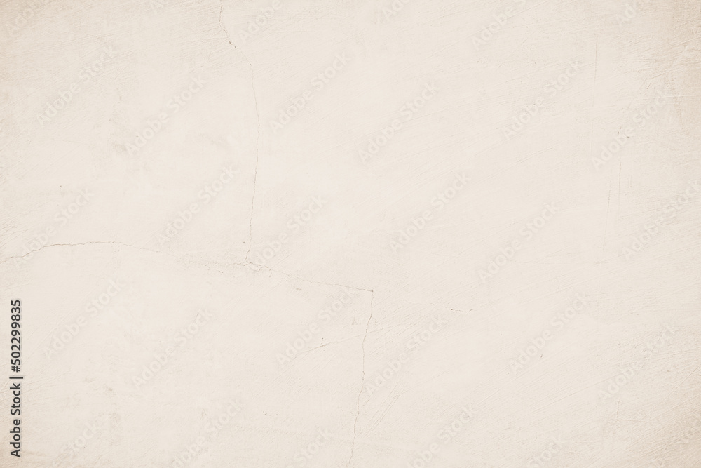 Naklejka premium Brown concrete wall. Warm beige rough grainy stone texture background.